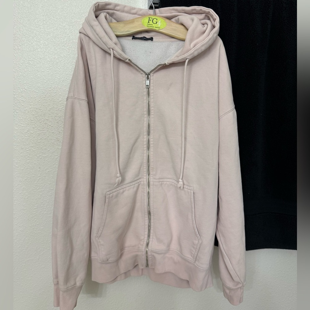 Brandy Melville oversized zip up hoodie